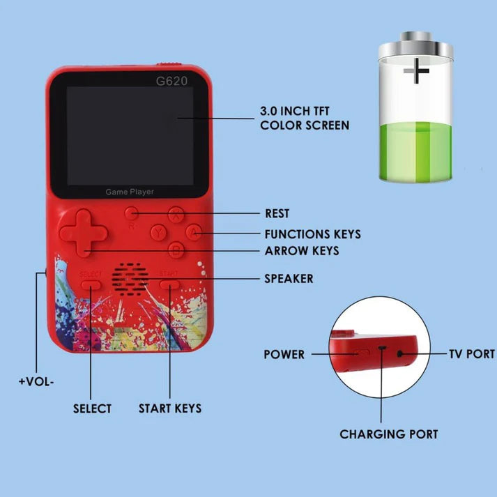 Retro Video Game Console
